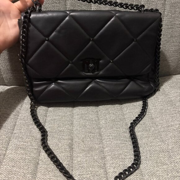 Badgley Mischka Quilted Crossbody Bag in Black - Picture 11 of 11